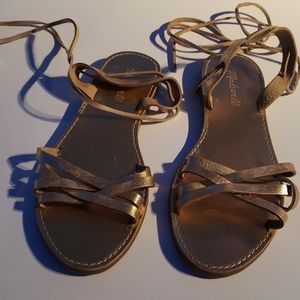 Madewell gladiator leather sandals
